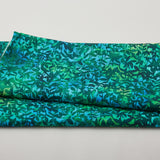 Jeweled Blossoms - Emerald Leaves 2 Yard Cut