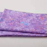 Jeweled Blossoms - Amethyst Floral Linework 2 Yard Cut