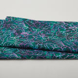 Jeweled Blossoms - Clover Floral Linework 2 Yard Cut
