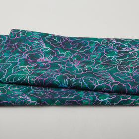 Jeweled Blossoms - Clover Floral Linework 2 Yard Cut