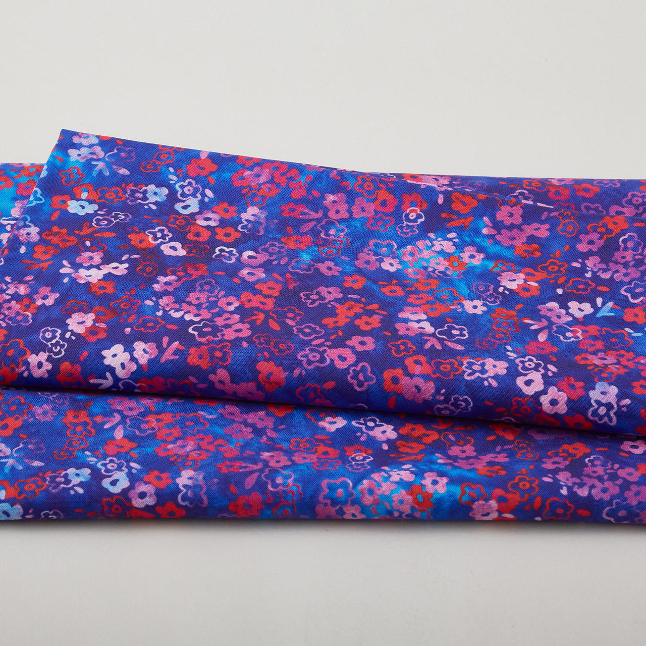 Jeweled Blossoms - Lapis Ditsy Blooms 2 Yard Cut