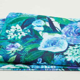 Peony Bloom - Lagoon Packed Florals 2 Yard Cut