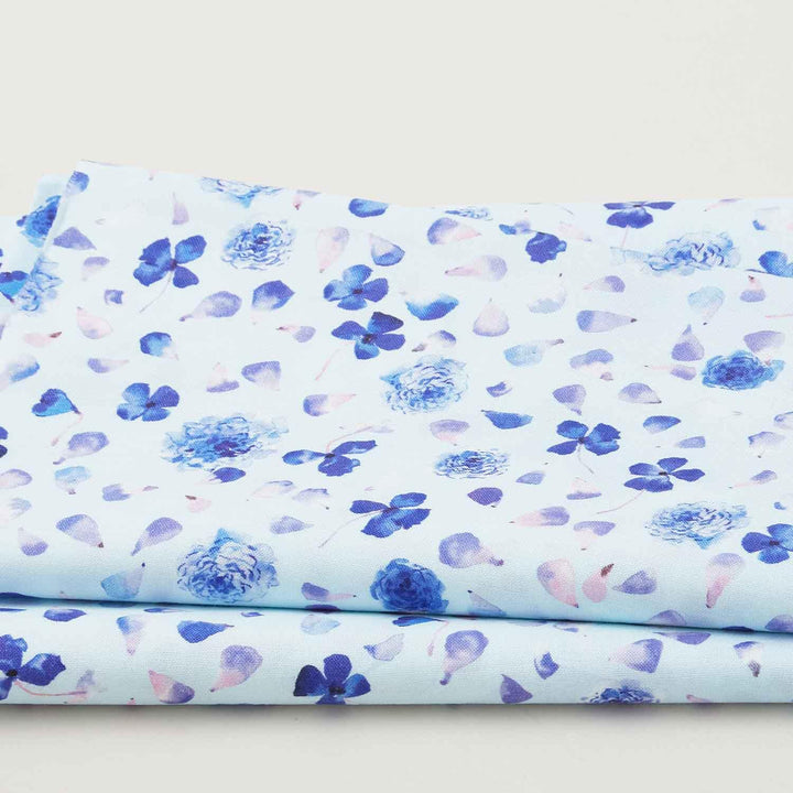 Peony Bloom - Sky Florals and Petals 2 Yard Cut