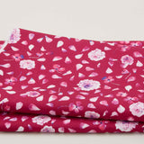 Peony Bloom - Raspberry Florals and Petals 2 Yard Cut