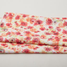 Sunset Cove - Sorbet Tossed Medium Flowers 2 Yard Cut