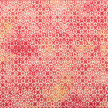 Sunset Cove - Fushsia Flower Grid 2 Yard Cut