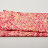 Sunset Cove - Fushsia Flower Grid 2 Yard Cut