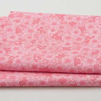 Fabric Market Favorites - Guava Packed Floral 2 Yard Cut