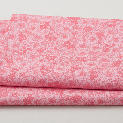 Fabric Market Favorites - Guava Packed Floral 2 Yard Cut