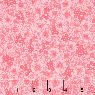 Fabric Market Favorites - Guava Packed Floral 2 Yard Cut