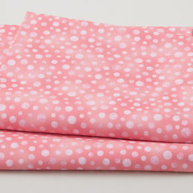 Fabric Market Favorites - Guava Textured Dots 2 Yard Cut