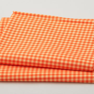 Fabric Market Favorites - Nectarine Gingham 2 Yard Cut