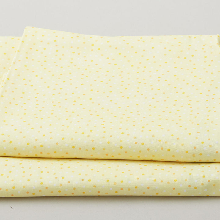 Fabric Market Favorites - Banana Small Dots 2 Yard Cut