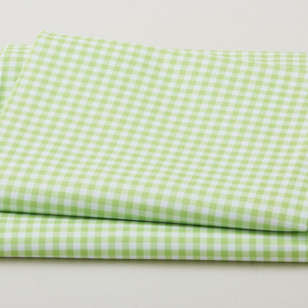 Fabric Market Favorites - Lime Gingham 2 Yard Cut