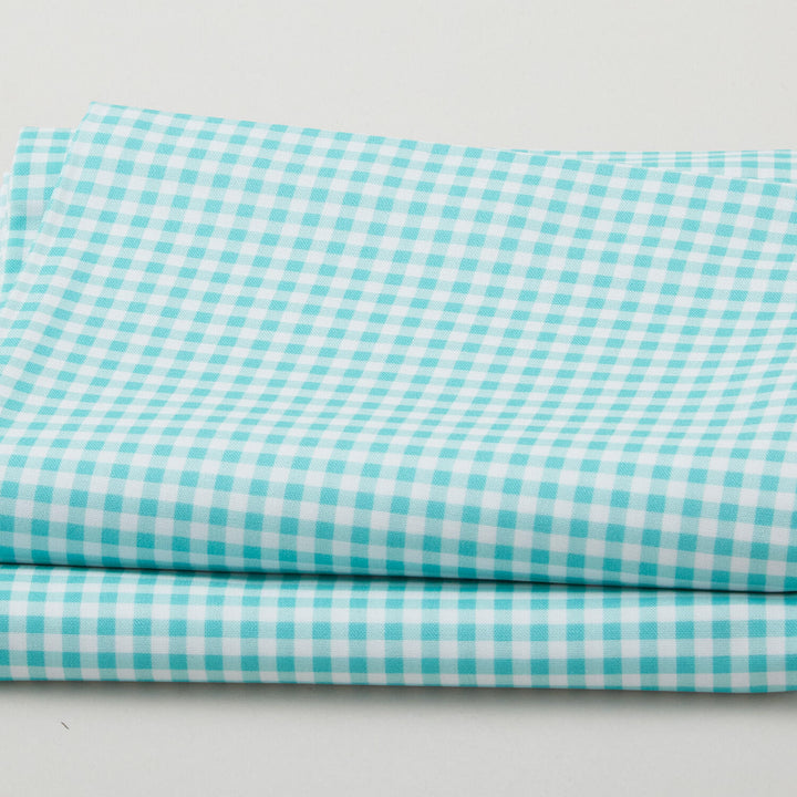 Fabric Market Favorites - Sea Mist Gingham 2 Yard Cut