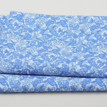 Fabric Market Favorites - Blue Yonder Fruits & Leaves 2 Yard Cut