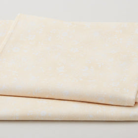 Fabric Market Favorites - Vanilla Line Drawn Flowers 2 Yard Cut