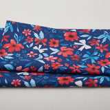 Petal Parade - Navy Mixed Floral 2 Yard Cut
