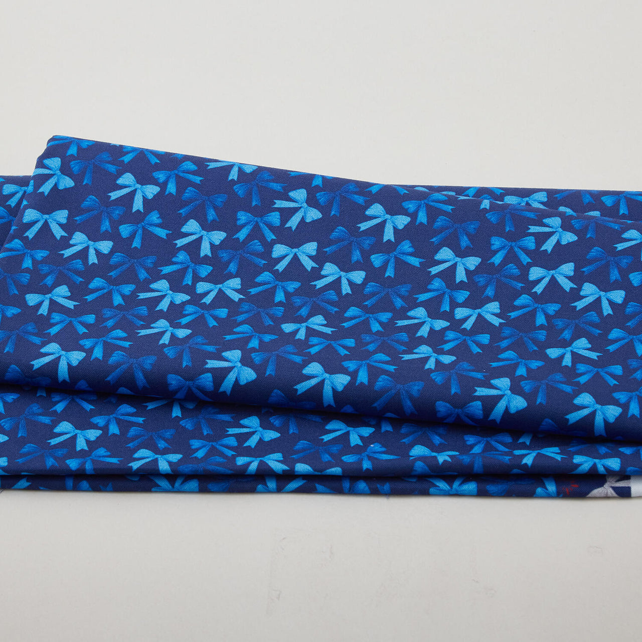 Petal Parade - Blue Bows 2 Yard Cut