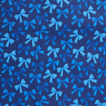Petal Parade - Blue Bows 2 Yard Cut