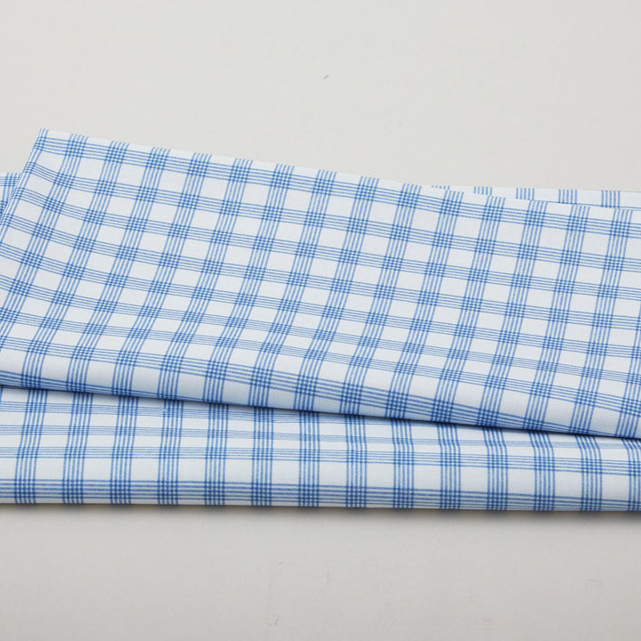 Petal Parade - Blue Plaid 2 Yard Cut