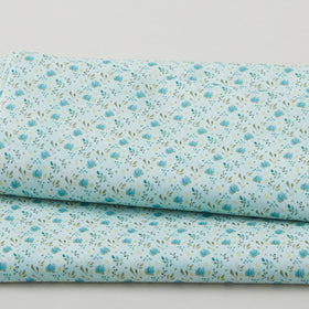 Watercolor Blooms - Green Small Floral 2 Yard Cut
