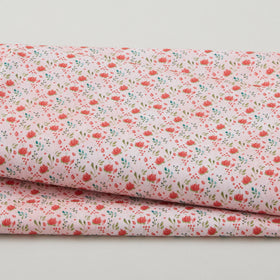 Watercolor Blooms - Coral Small Floral 2 Yard Cut