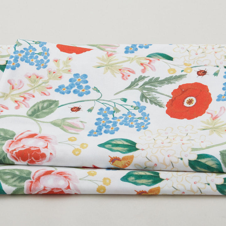Enchanted Garden - Cream Mixed Florals 2 Yard Cut