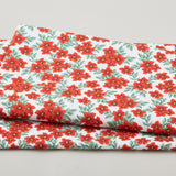 Enchanted Garden - Red Packed Florals 2 Yard Cut