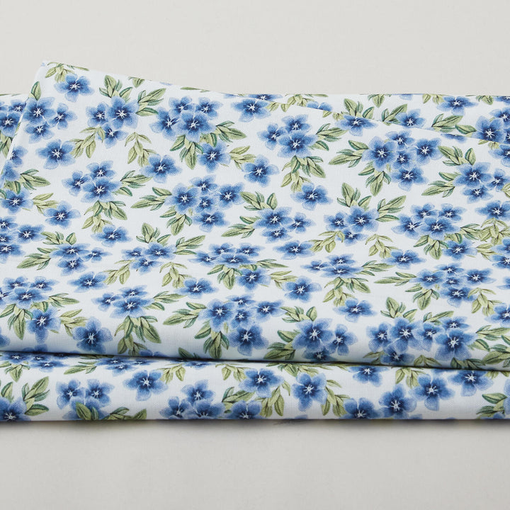 Enchanted Garden - Blue Packed Florals 2 Yard Cut