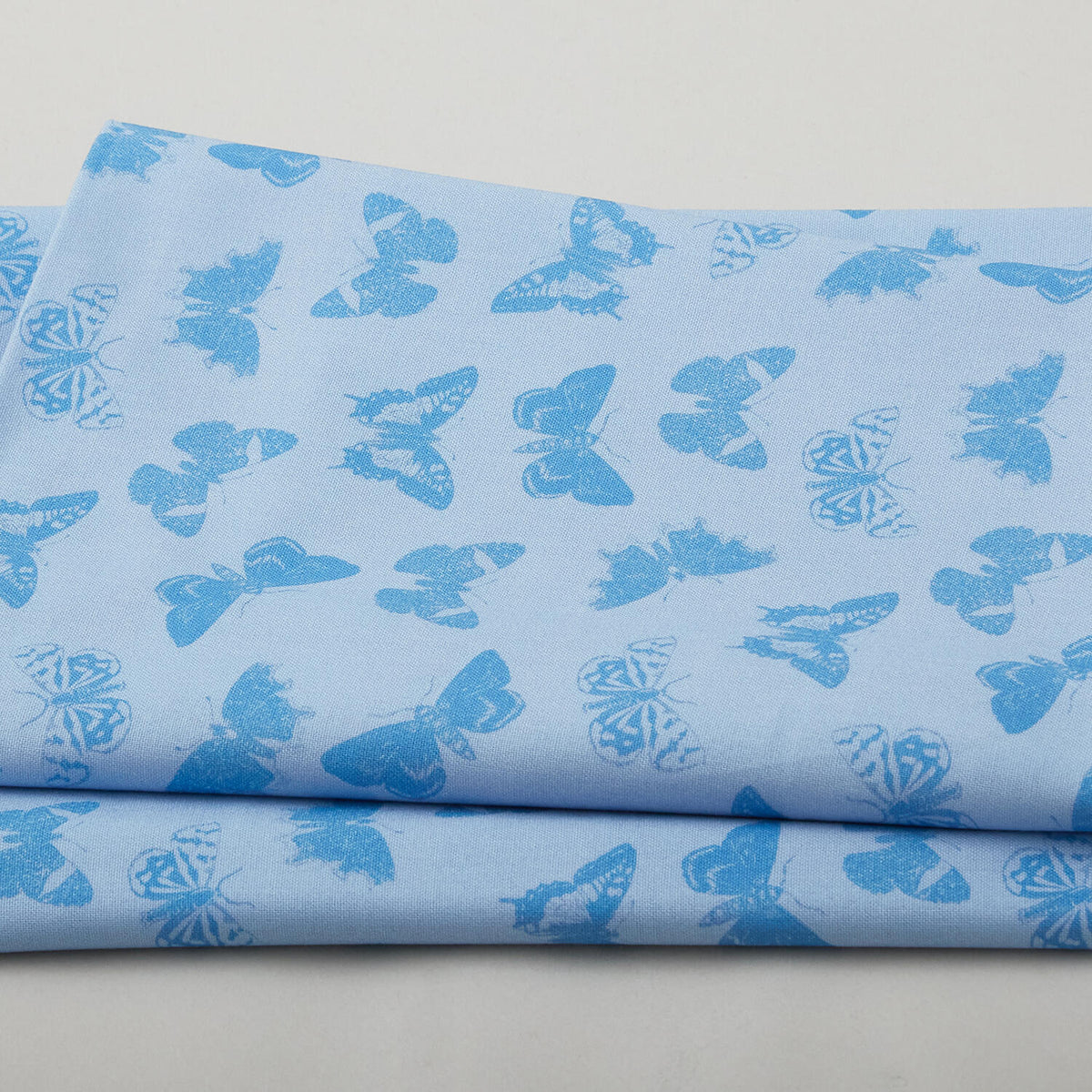 Enchanted Garden - Blue Butterflies 2 Yard Cut