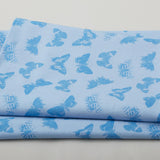 Enchanted Garden - Blue Butterflies 2 Yard Cut