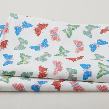 Enchanted Garden - Cream Butterflies 2 Yard Cut