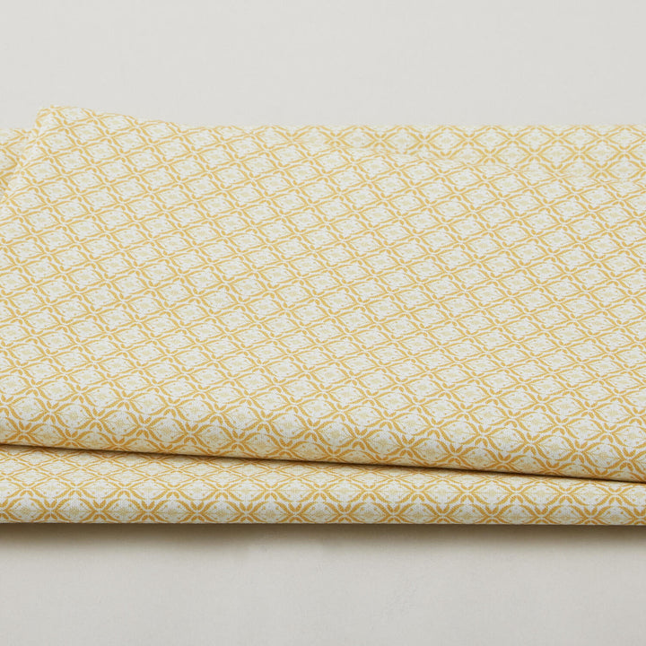 Enchanted Garden - Yellow Geo 2 Yard Cut