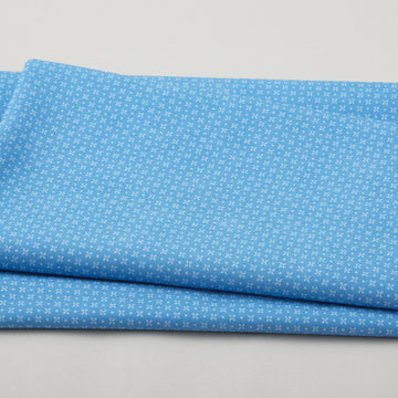Enchanted Garden - Blue Dots and X's 2 Yard Cut