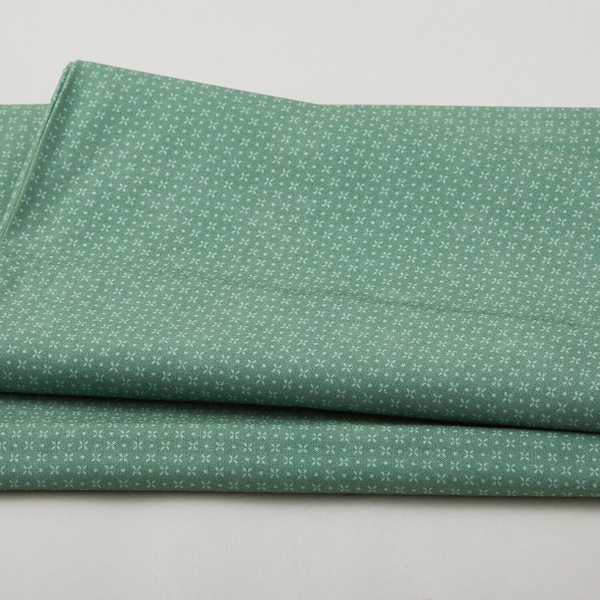Enchanted Garden - Green Dots and X's 2 Yard Cut