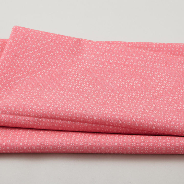 Enchanted Garden - Pink Dots and X's 2 Yard Cut