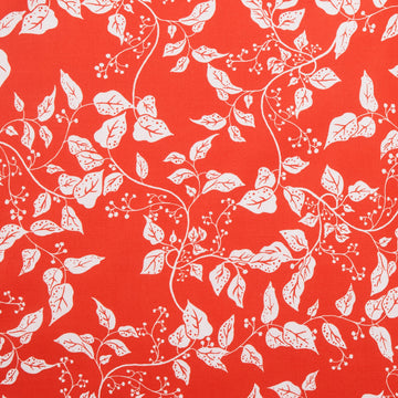 Scarlet Stitch - Red Leaves 2 Yard Cut
