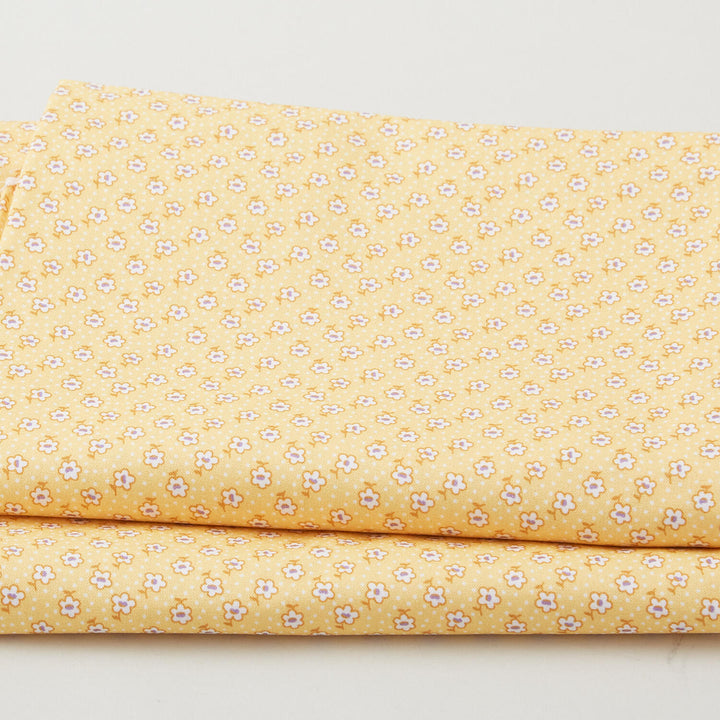 Blast from the Past Favorites - Yellow Tiny Florals 2 Yard Cut