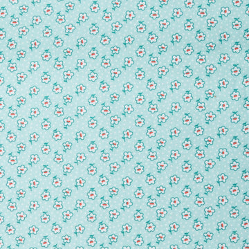 Blast from the Past Favorites - Aloe Tiny Florals 2 Yard Cut