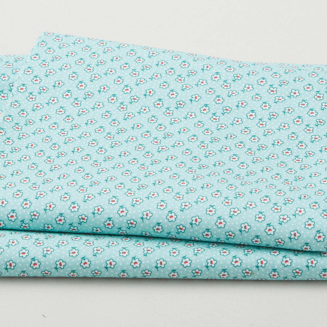 Blast from the Past Favorites - Aloe Tiny Florals 2 Yard Cut