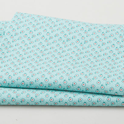 Blast from the Past Favorites - Aloe Tiny Florals 2 Yard Cut