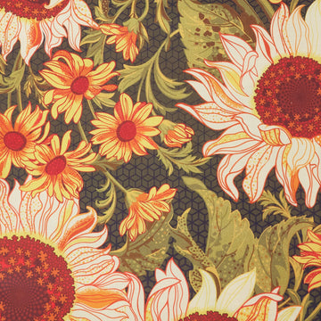 Sunflower Song - Garden Sunflowers & Daisies 2 Yard Cut