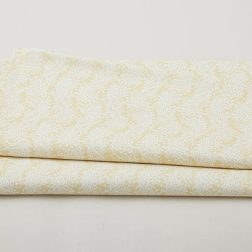 Sunflower Song - Natural Wavy Stripe 2 Yard Cut