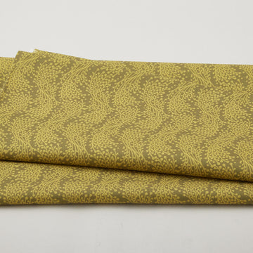Sunflower Song - Leaf Wavy Stripe 2 Yard Cut