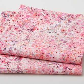 Lotus and Koi Favorites - Flowers Pink 2 Yard Cut