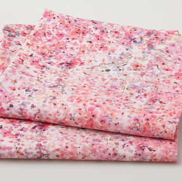 Lotus and Koi Favorites - Flowers Pink 2 Yard Cut