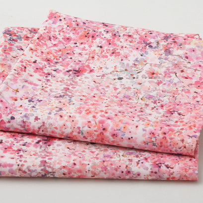 Lotus and Koi Favorites - Flowers Pink 2 Yard Cut