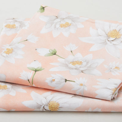 Lotus and Koi Favorites - Lotus Peach 2 Yard Cut