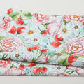 Strawberry Season Favorites - Strawberries Seafoam 2 Yard Cut